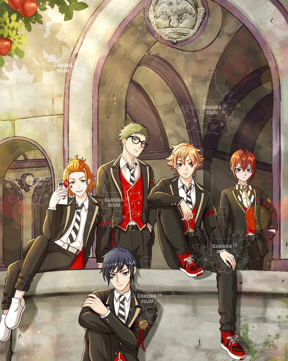 Hearts Dorm Print