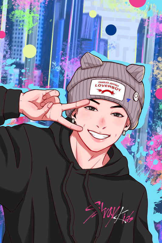 SKZ Maniac Print